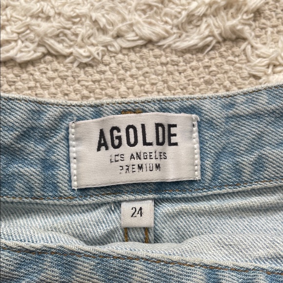 Agolde Criss Cross Denim Skirt - Picture 5 of 5